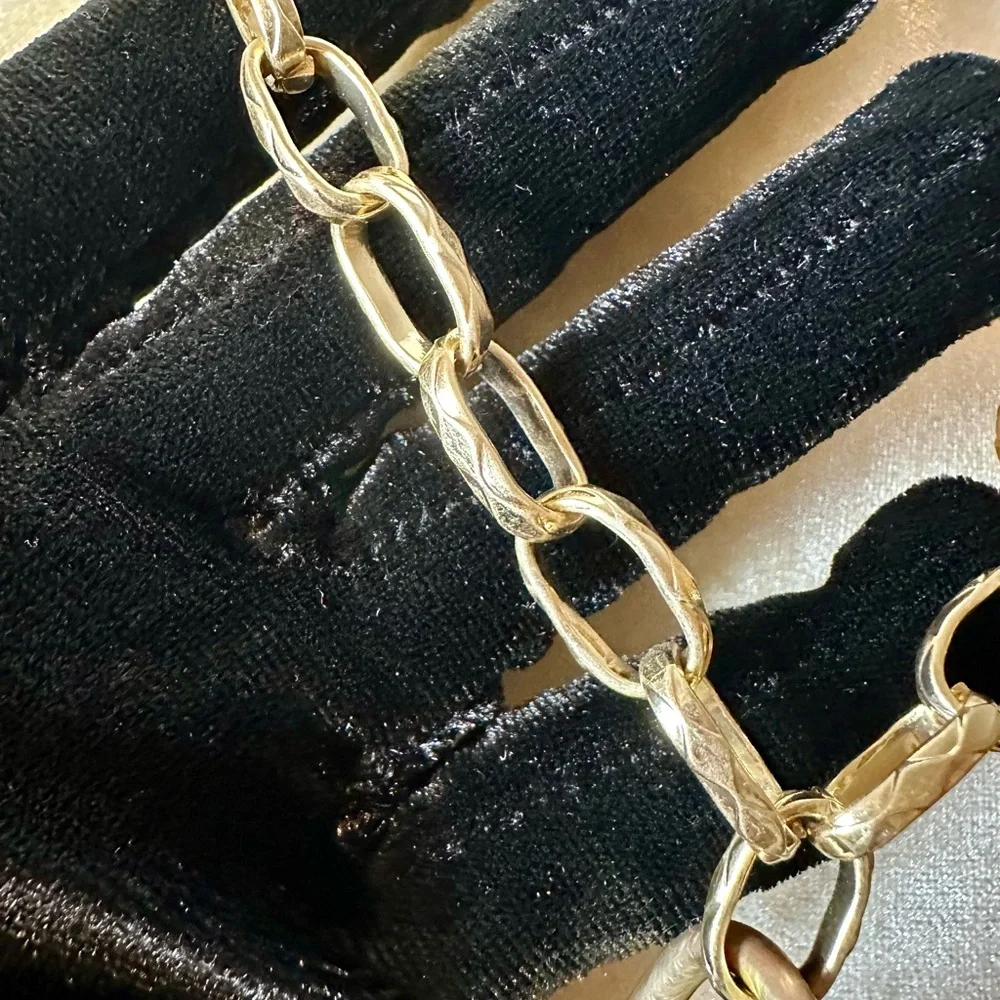 Authentic Rare Vintage Louis Vuitton Lock & Key #221 on Gold Necklace